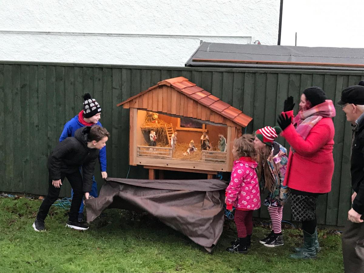 New Christmas Crib Made For Town Memorial Garden Milford Mercury